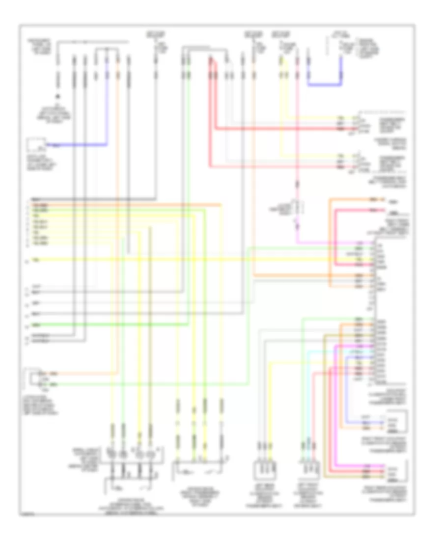 Supplemental Restraints Wiring Diagram 2 of 2 for Toyota Yaris 2008