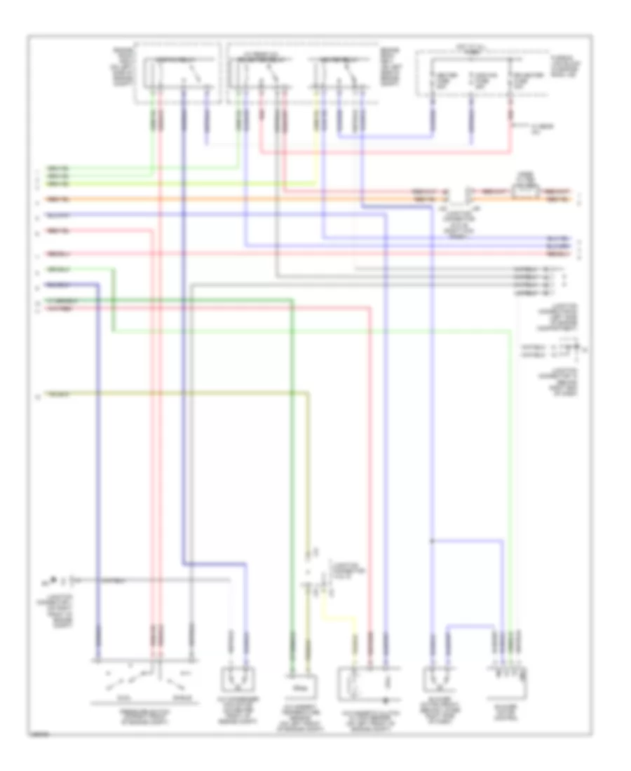 Automatic A C Wiring Diagram 2 of 3 for Toyota Sequoia Limited 2007