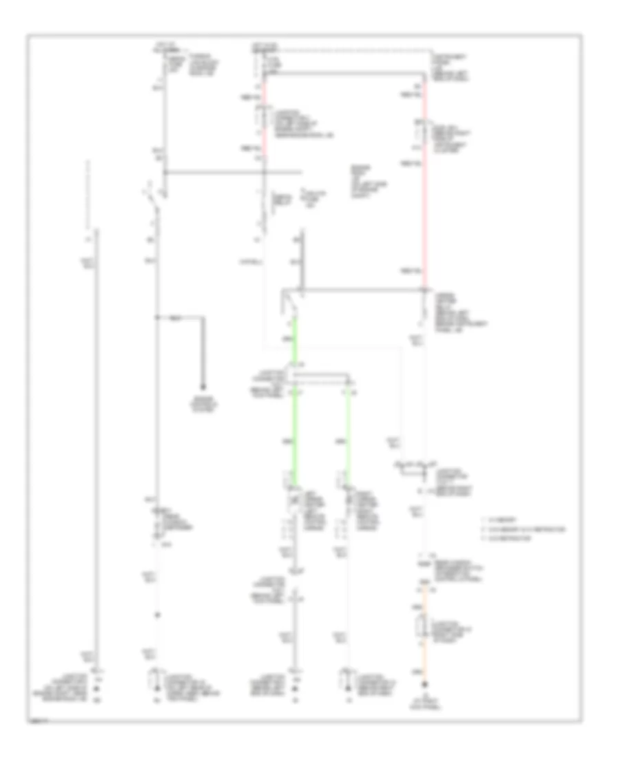 Defoggers Wiring Diagram for Toyota Sequoia Limited 2007
