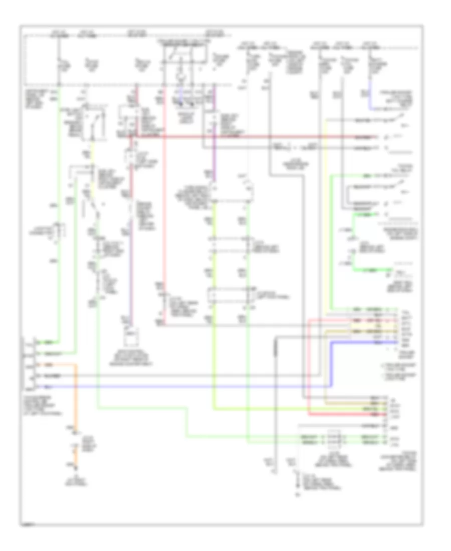 Trailer Tow Wiring Diagram for Toyota Sequoia Limited 2007