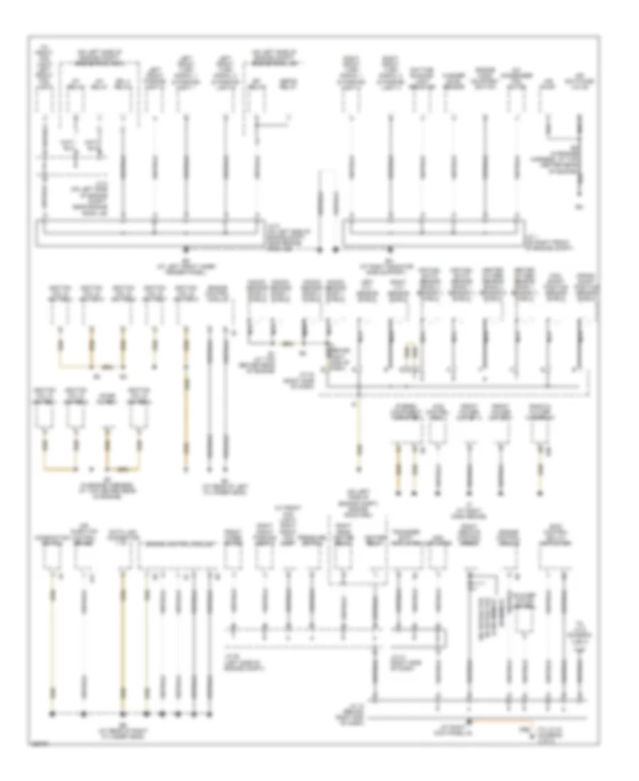 Ground Distribution Wiring Diagram 1 of 3 for Toyota Sequoia Limited 2007
