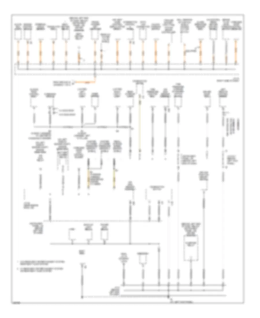 Ground Distribution Wiring Diagram 2 of 3 for Toyota Sequoia Limited 2007