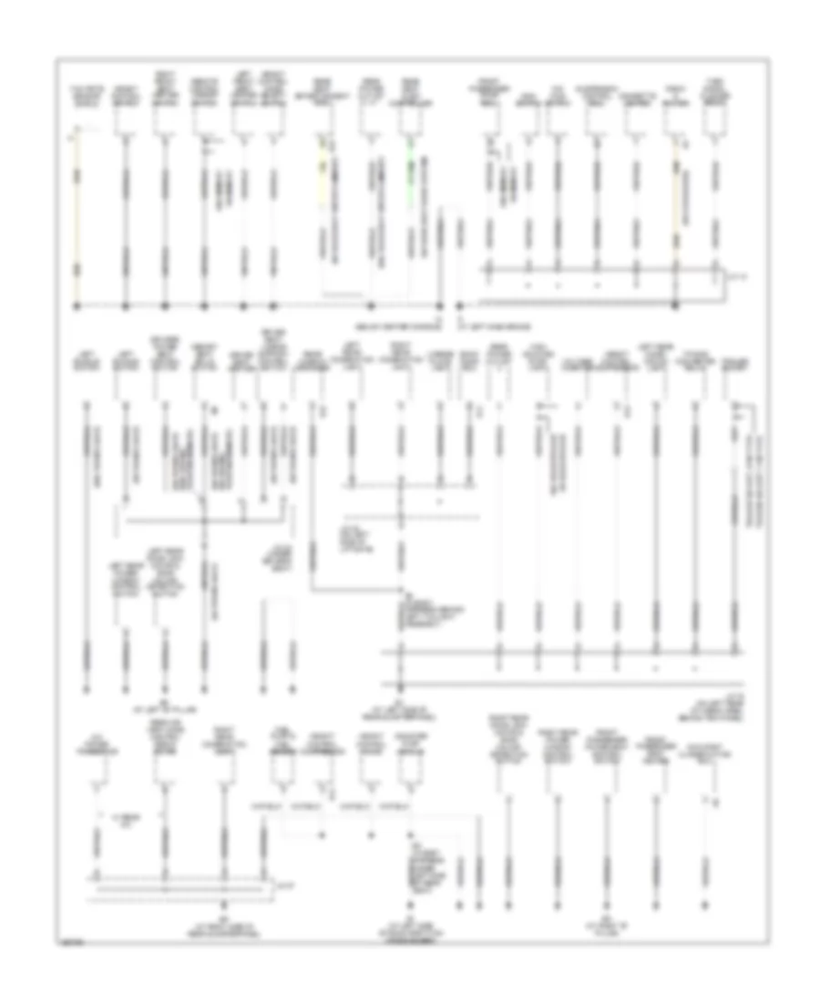 Ground Distribution Wiring Diagram 3 of 3 for Toyota Sequoia Limited 2007