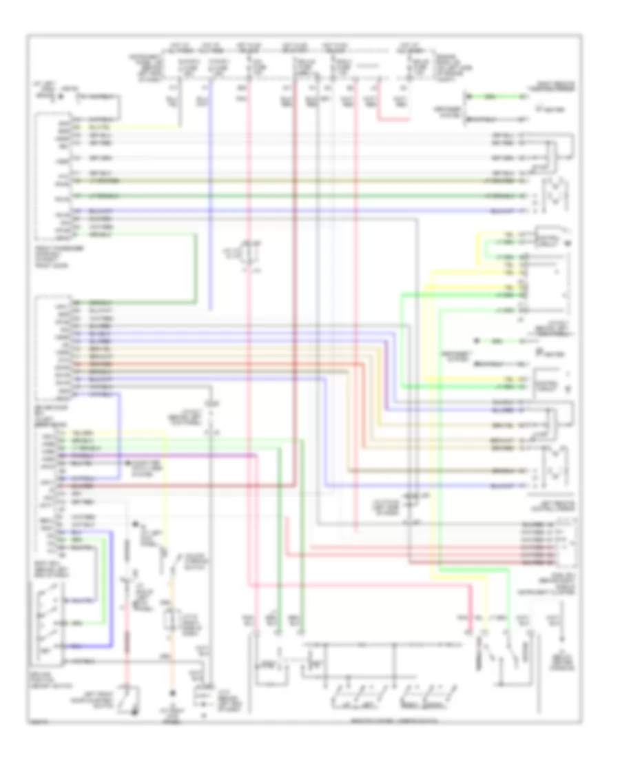 Memory Mirrors Wiring Diagram for Toyota Sequoia Limited 2007