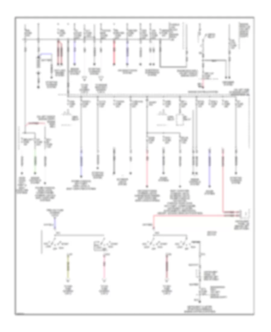 Power Distribution Wiring Diagram 1 of 3 for Toyota Sequoia Limited 2007