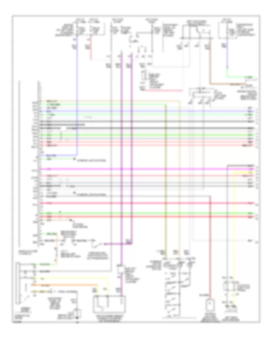 10-Speaker System Wiring Diagram, without Rear Entertainment with Navigation (1 of 2) for Toyota Sequoia Limited 2007