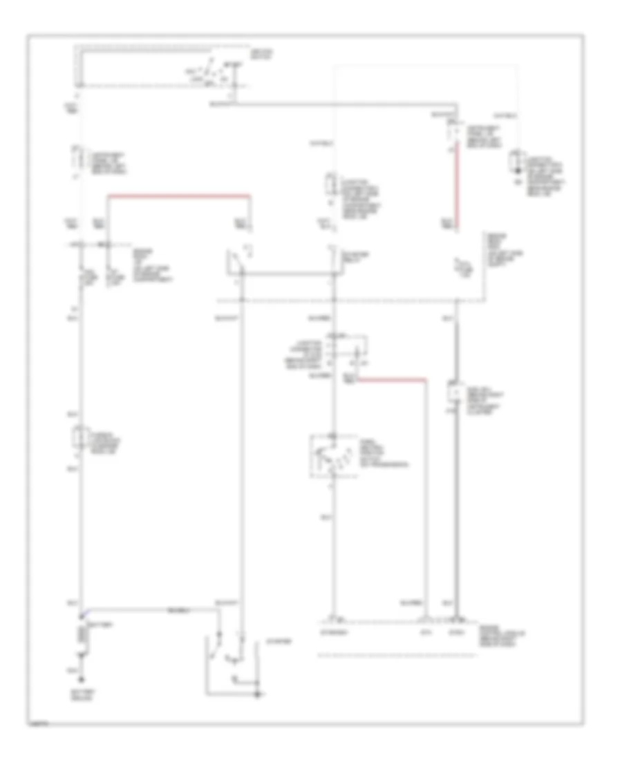 Starting Wiring Diagram for Toyota Sequoia Limited 2007