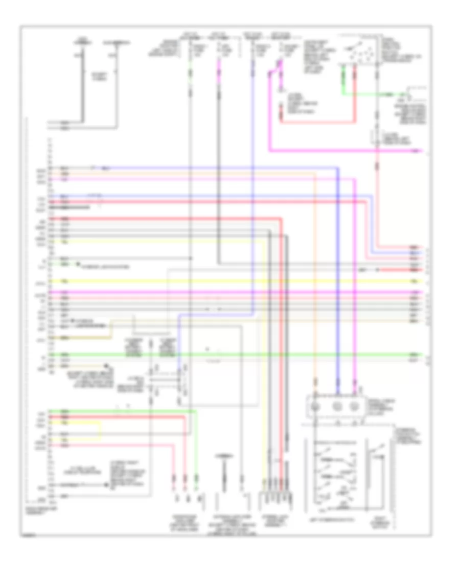 Radio Wiring Diagram, with JBL without Navigation (1 of 3) for Toyota Highlander 2010