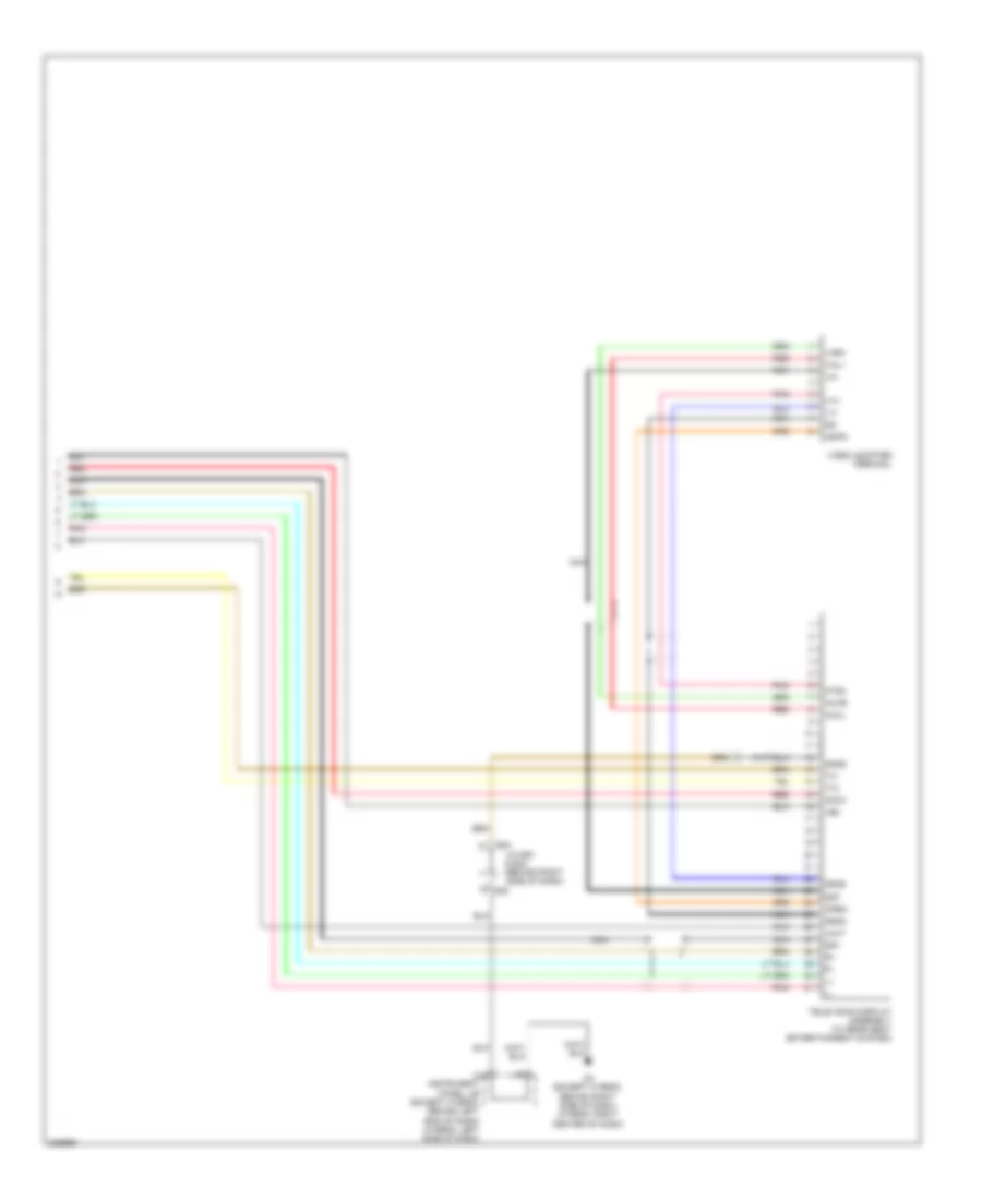 Radio Wiring Diagram, without JBL (2 of 2) for Toyota Highlander 2010