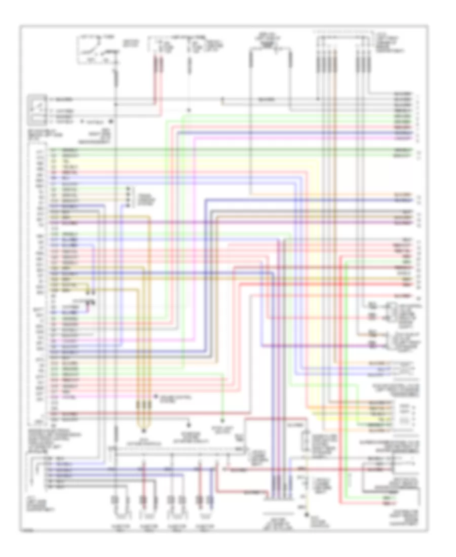 2 4L SC Engine Performance Wiring Diagrams 1 of 3 for Toyota Previa LE 1995