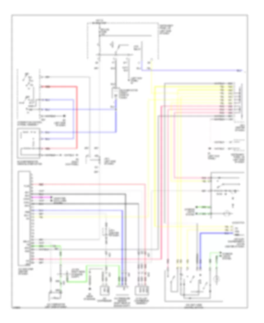 2.5L, Manual AC Wiring Diagram (1 of 2) for Toyota RAV4 2011