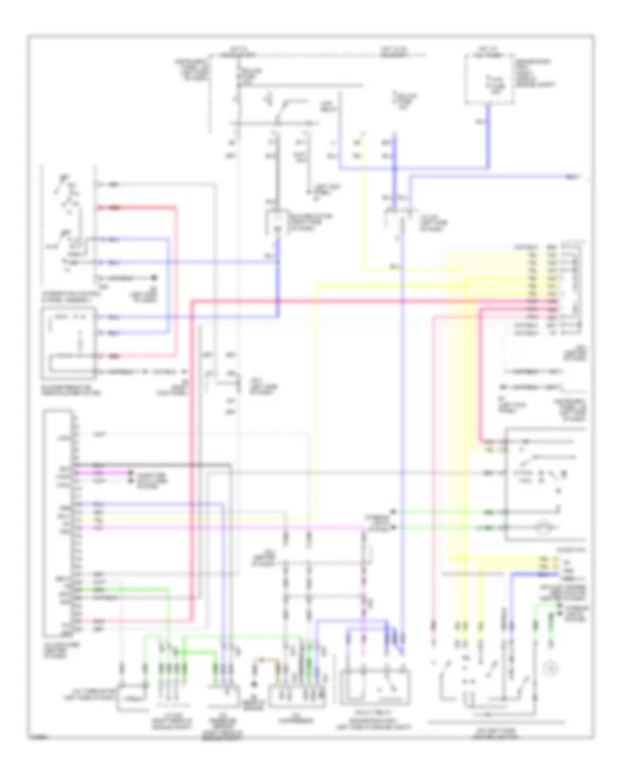 3.5L, Manual AC Wiring Diagram (1 of 2) for Toyota RAV4 2011