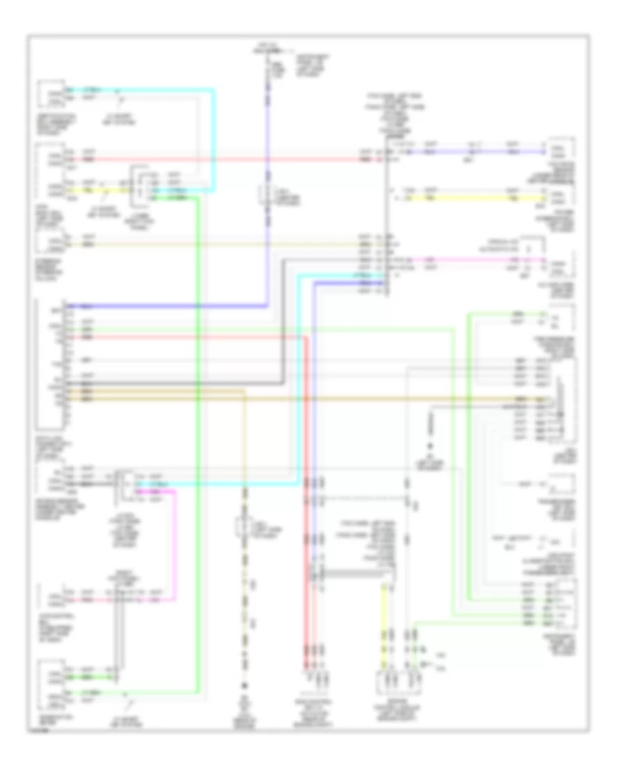 Computer Data Lines Wiring Diagram for Toyota RAV4 2011