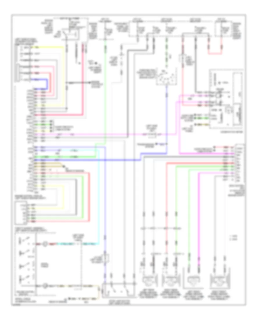 3.5L, Cruise Control Wiring Diagram for Toyota RAV4 2011