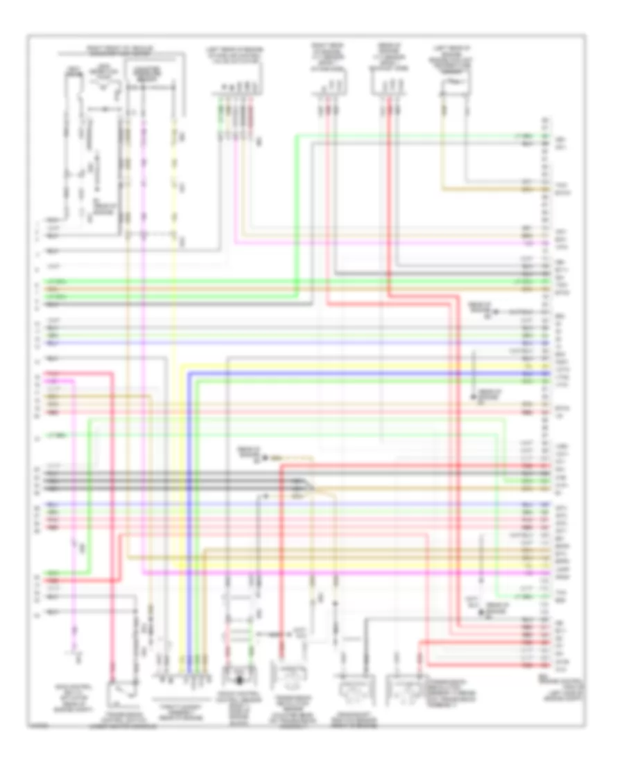 2.5L, Engine Performance Wiring Diagram (5 of 5) for Toyota RAV4 2011