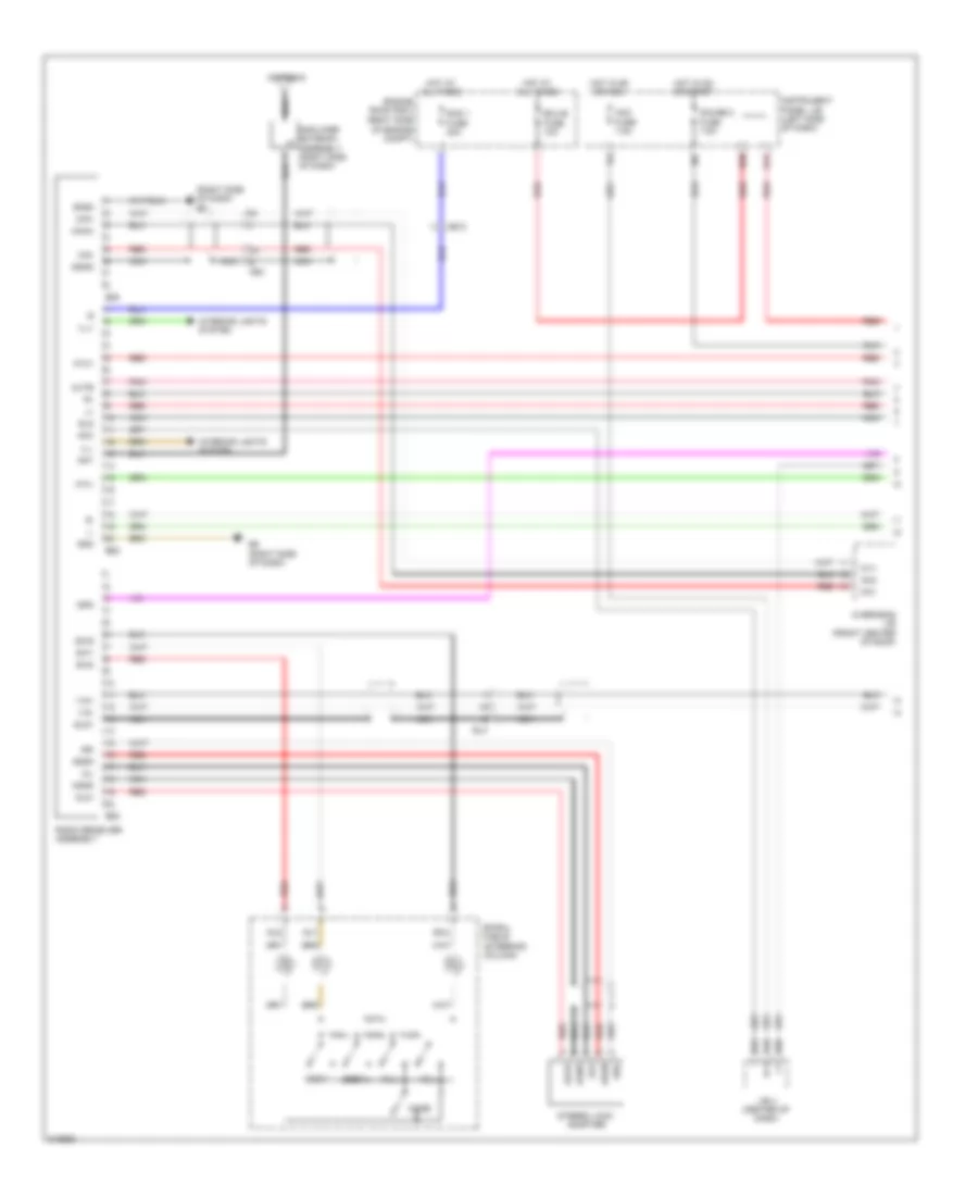 Radio Wiring Diagram with JBL 1 of 2 for Toyota RAV4 2011