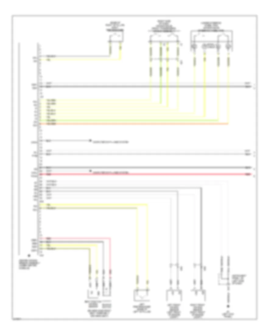 Supplemental Restraints Wiring Diagram, without Side Airbag (1 of 2) for Toyota RAV4 2011