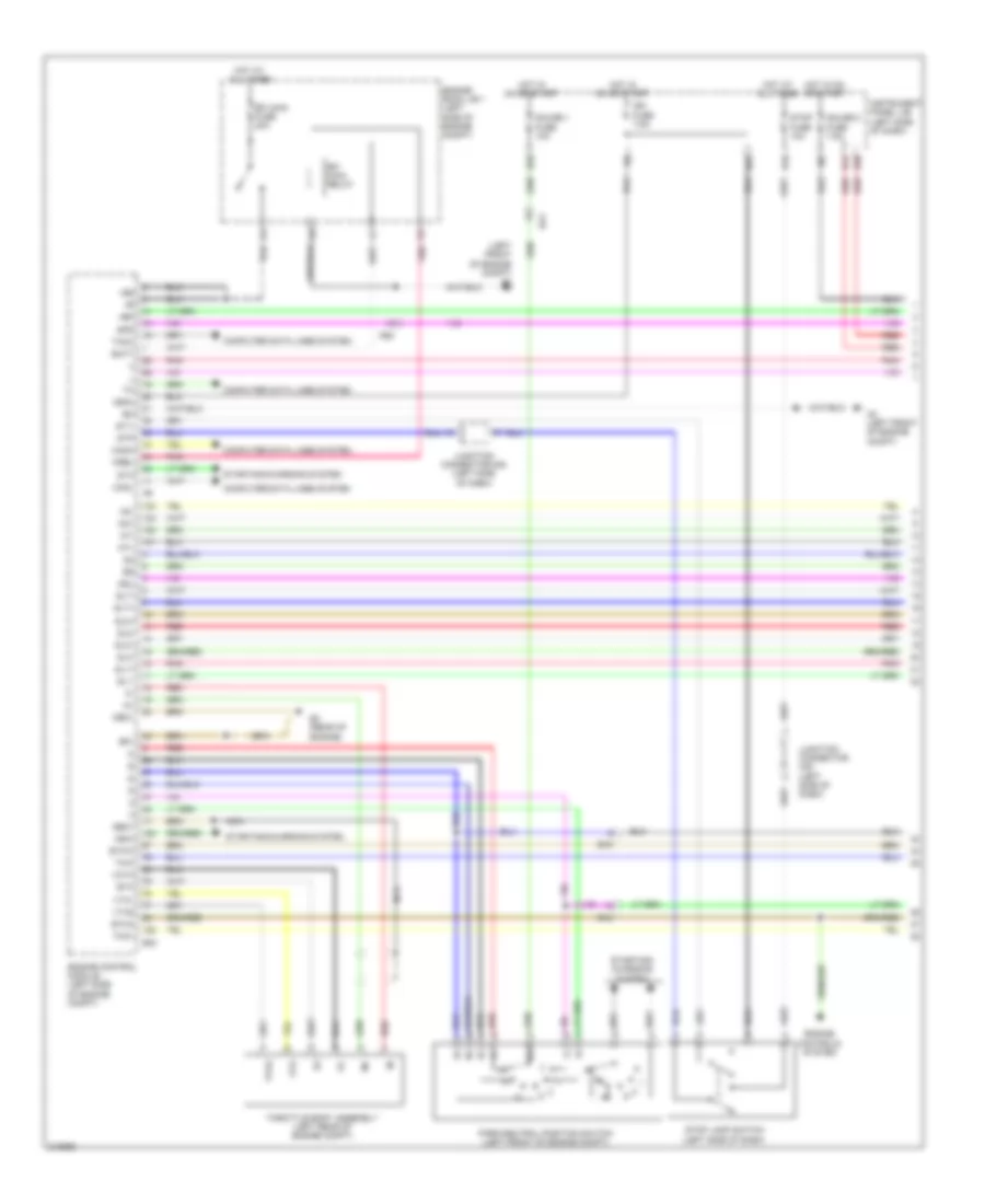 3.5L, AT Wiring Diagram (1 of 2) for Toyota RAV4 2011