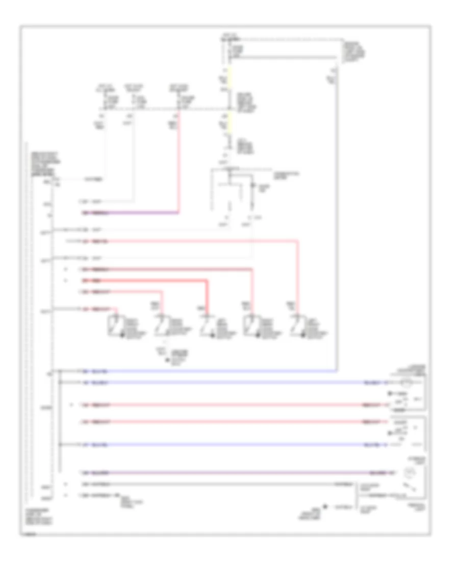 Courtesy Lamps Wiring Diagram for Toyota RAV4 EV 2001