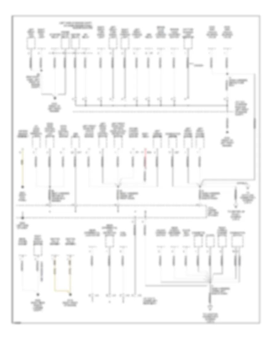 Ground Distribution Wiring Diagram 1 of 3 for Toyota 4Runner 1999