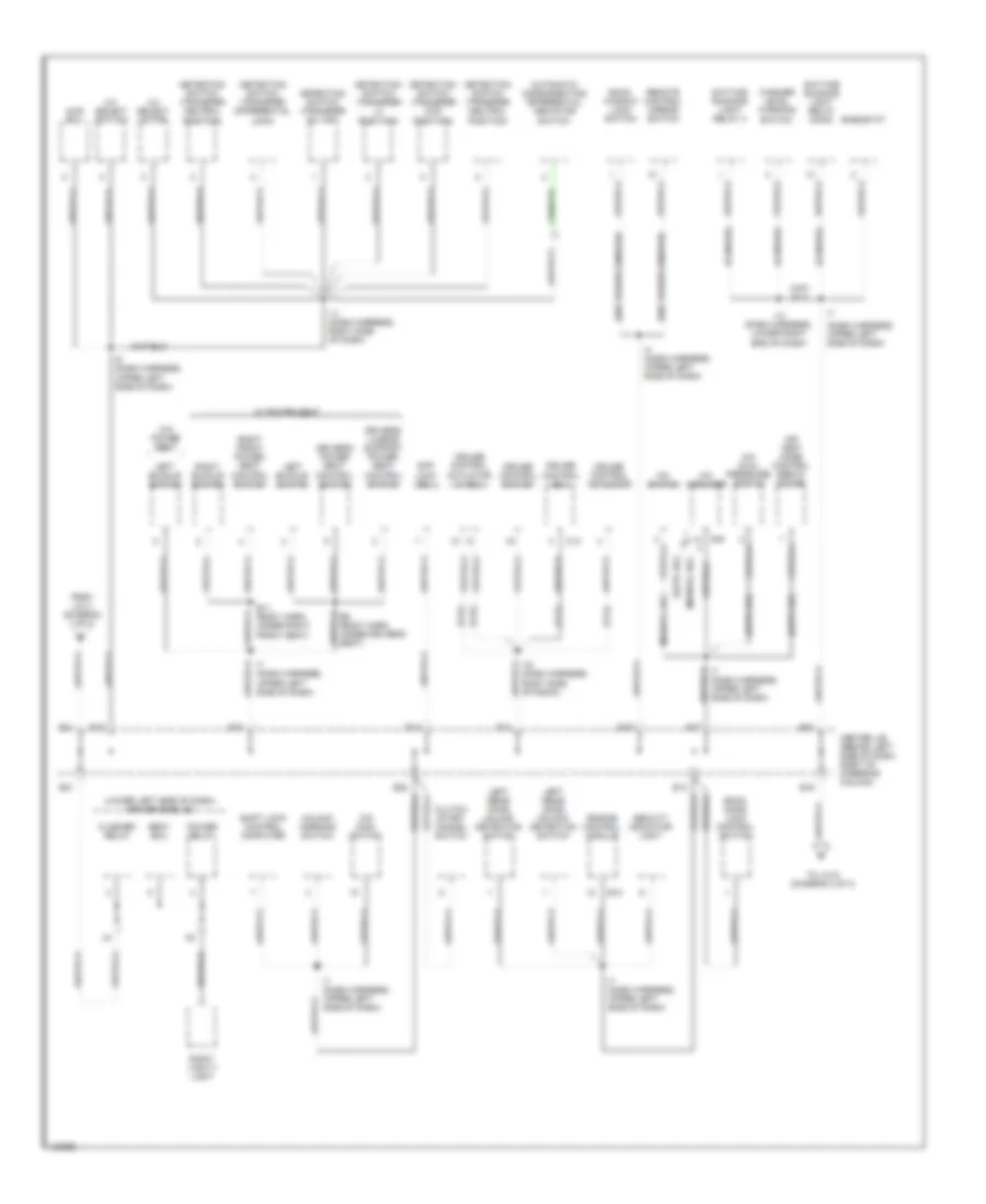 Ground Distribution Wiring Diagram 2 of 3 for Toyota 4Runner 1999