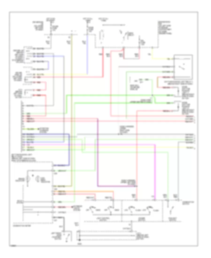 Headlight Wiring Diagram with DRL 1 of 2 for Toyota 4Runner 1999