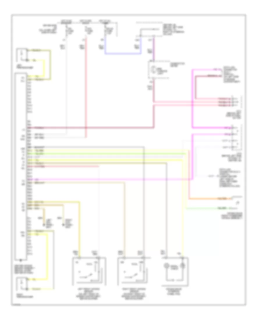 Supplemental Restraint Wiring Diagram for Toyota 4Runner 1999