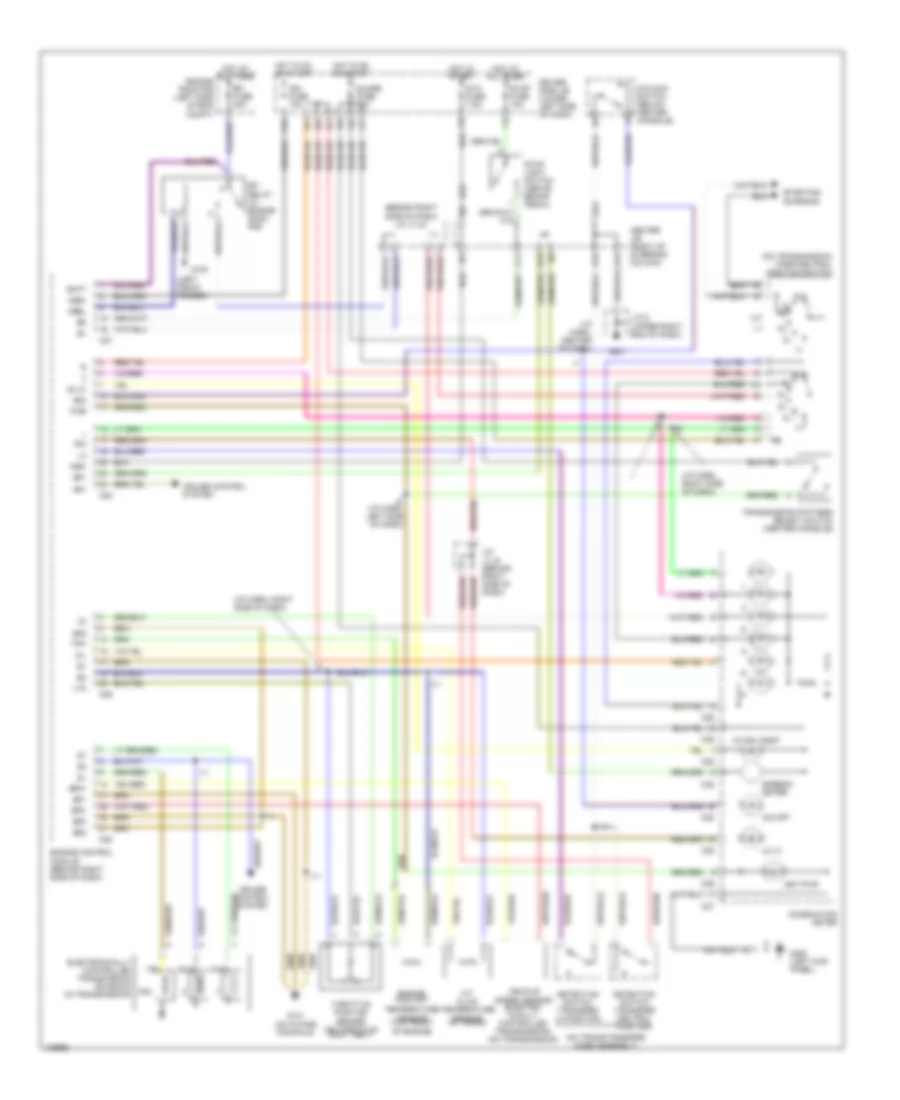3 4L A T Wiring Diagram for Toyota 4Runner 1999