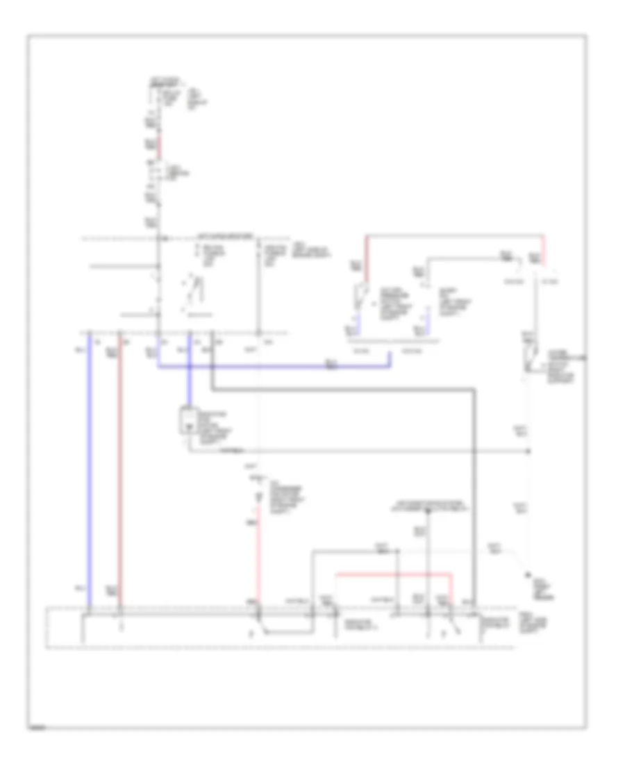2.2L, Cooling Fan Wiring Diagram for Toyota Camry LE 1992
