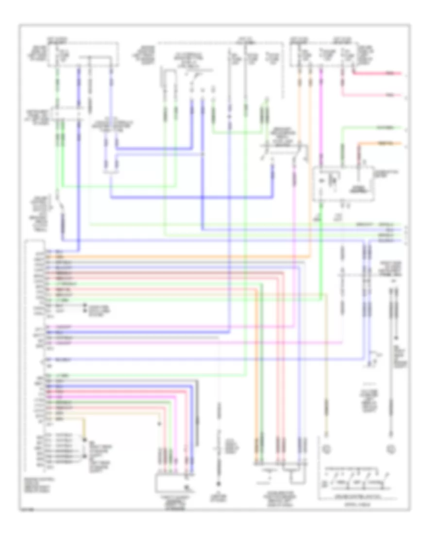 4.0L, Cruise Control Wiring Diagram (1 of 2) for Toyota Tacoma PreRunner 2009