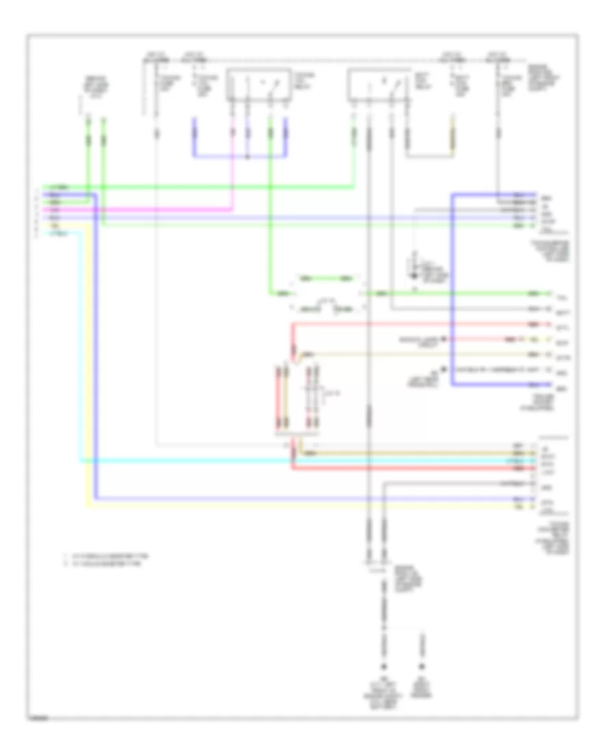 Exterior Lamps Wiring Diagram, with Trailer Tow (3 of 3) for Toyota Tacoma PreRunner 2009