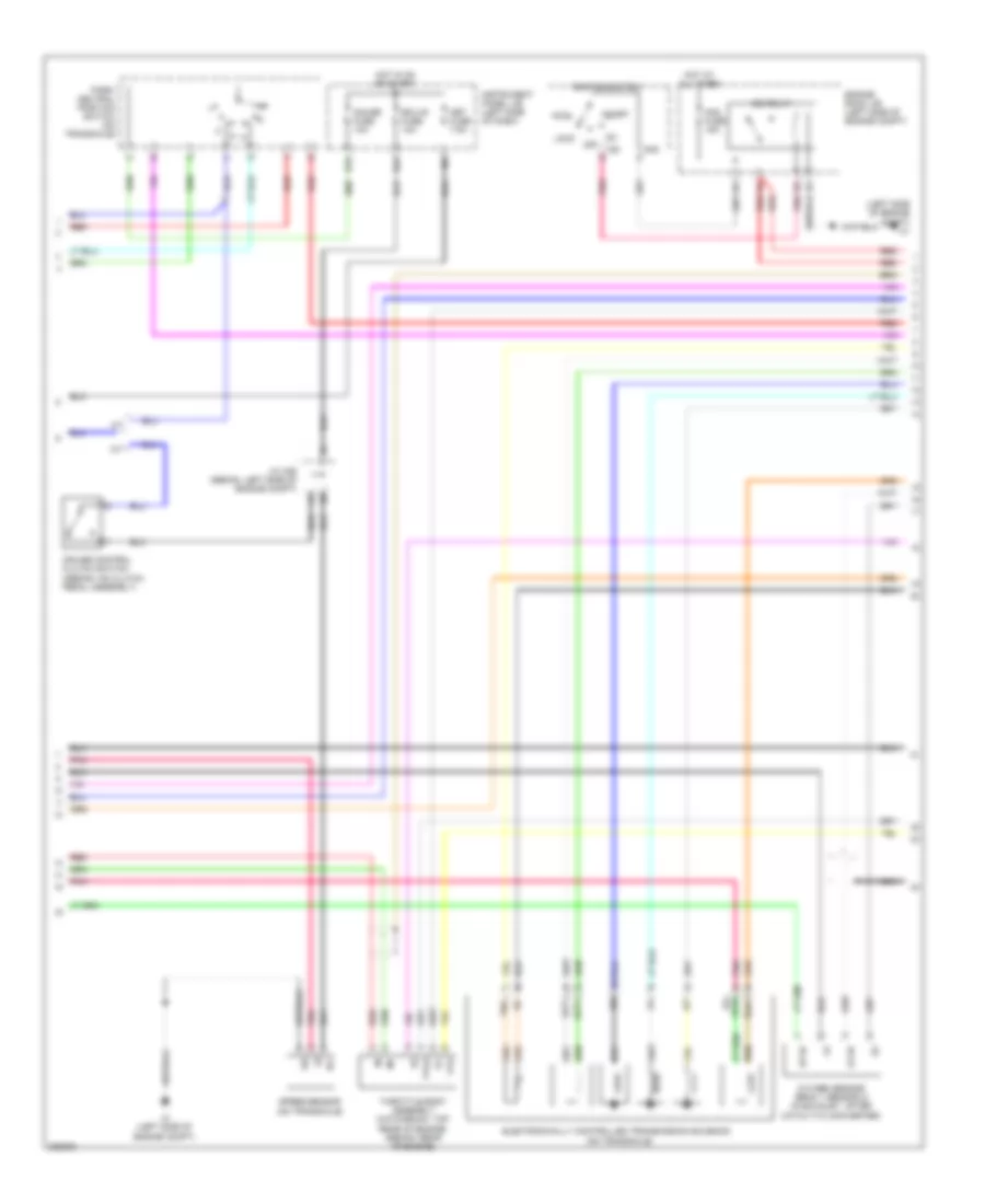 1.5L, Engine Performance Wiring Diagram (3 of 4) for Toyota Yaris S 2008