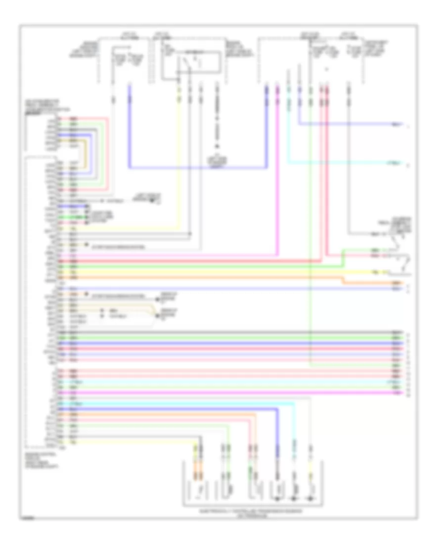 Transmission Wiring Diagram 1 of 2 for Toyota Yaris S 2008