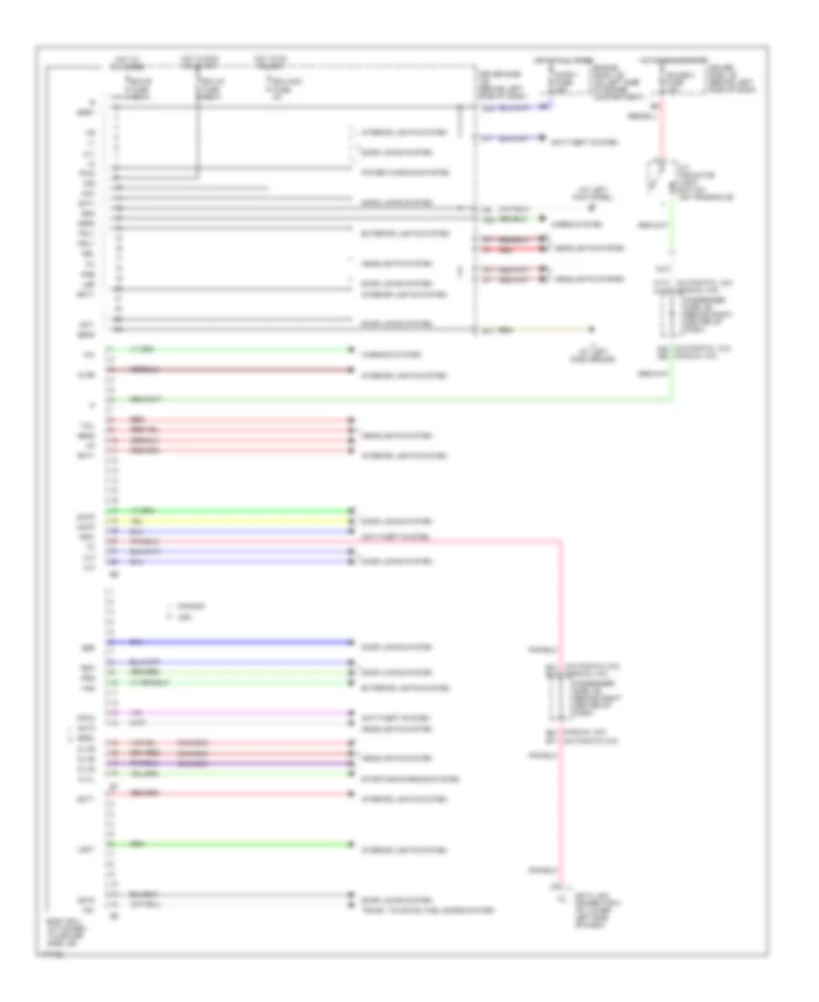 Body Control Modules Wiring Diagram for Toyota Camry SE 2003