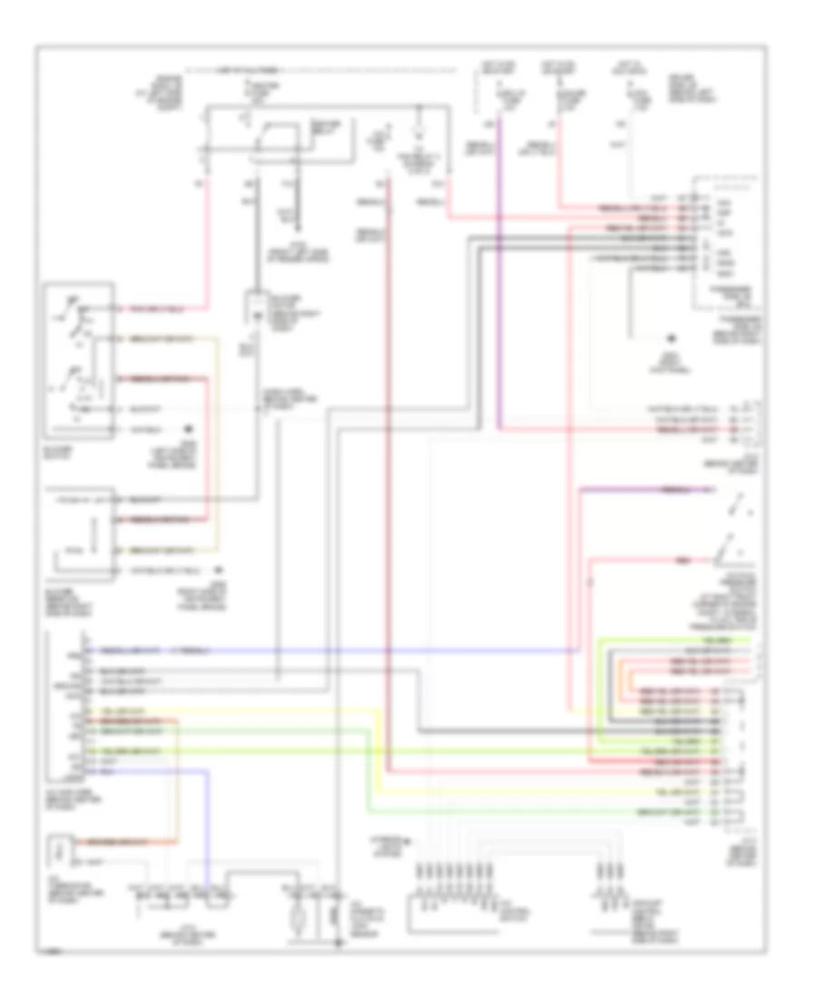 Manual A C Wiring Diagram 1 of 2 for Toyota RAV4 L 2001