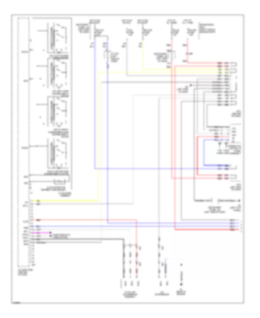 2.5L, Automatic AC Wiring Diagram (1 of 2) for Toyota RAV4 Limited 2011