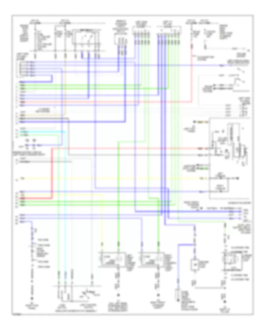 Exterior Lamps Wiring Diagram (2 of 2) for Toyota RAV4 Limited 2011