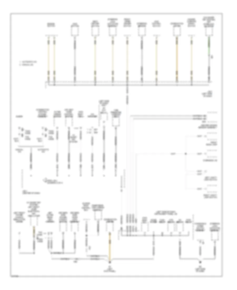 Ground Distribution Wiring Diagram (3 of 4) for Toyota RAV4 Limited 2011