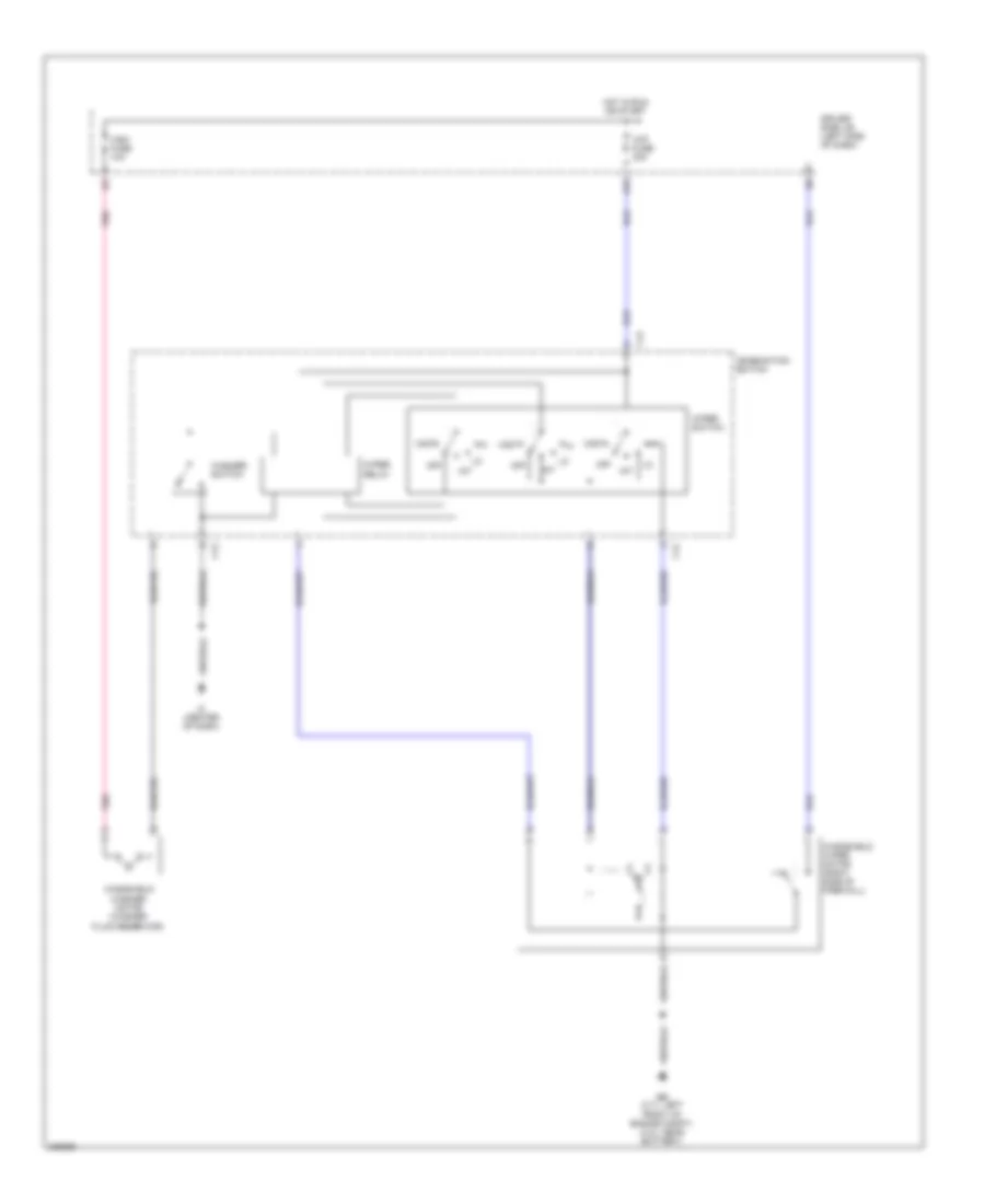Interval WiperWasher Wiring Diagram for Toyota Tacoma X-Runner 2009