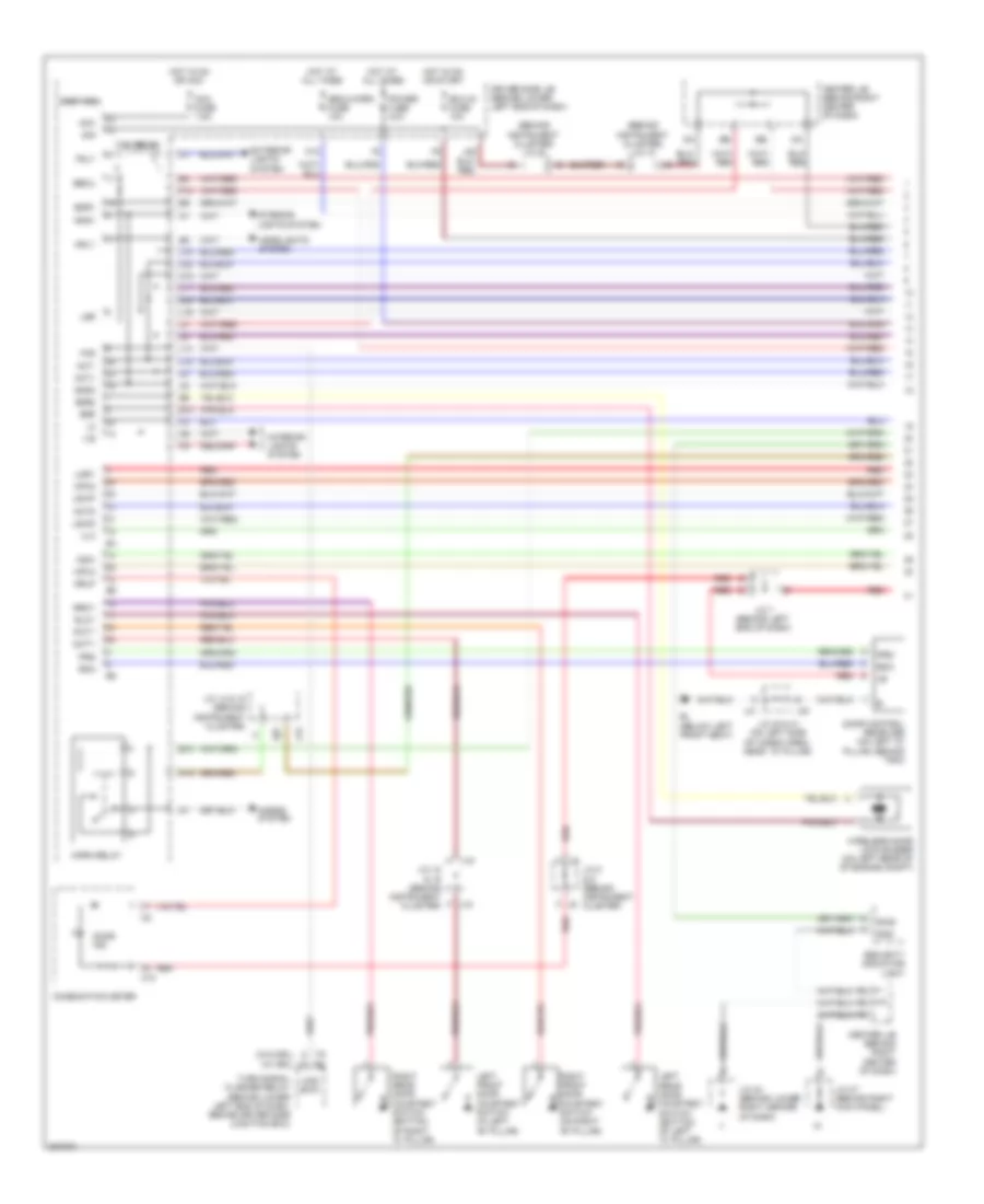 Forced Entry Wiring Diagram 1 of 2 for Toyota 4Runner Limited 2009