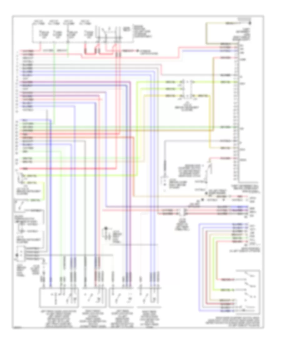 Forced Entry Wiring Diagram 2 of 2 for Toyota 4Runner Limited 2009