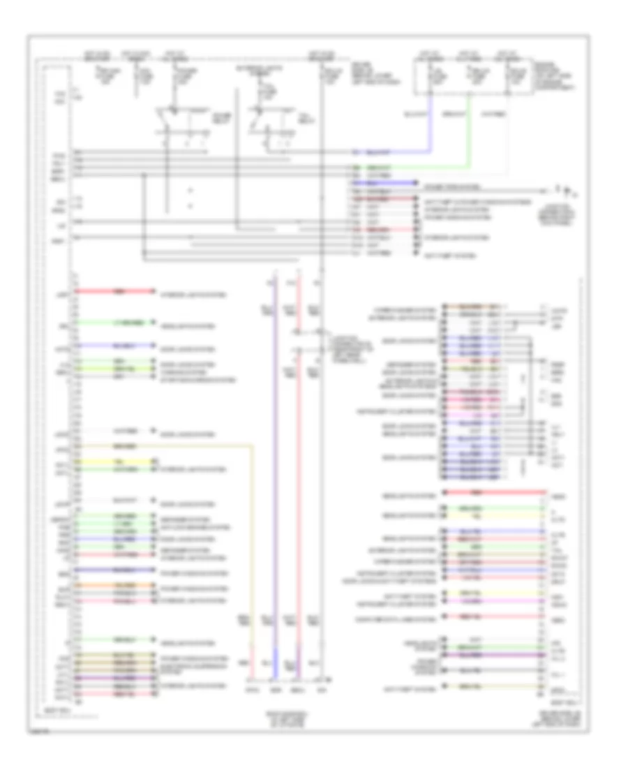 Body ECU Wiring Diagram for Toyota 4Runner Limited 2009