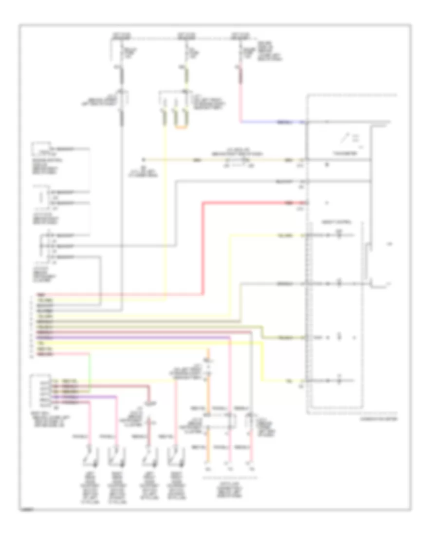 Electronic Suspension Wiring Diagram (2 of 2) for Toyota 4Runner Limited 2009