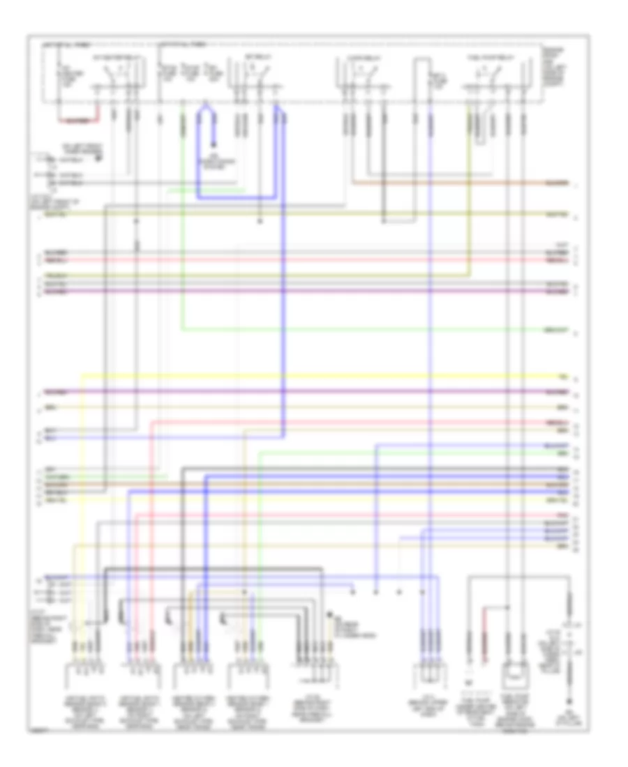 4.0L, Engine Performance Wiring Diagram (2 of 6) for Toyota 4Runner Limited 2009