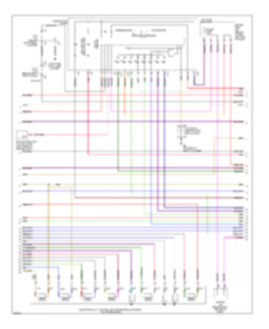 4.0L, Engine Performance Wiring Diagram (4 of 6) for Toyota 4Runner Limited 2009