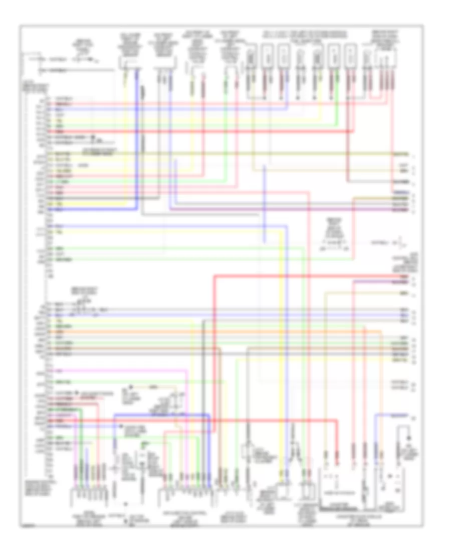 4.7L, Engine Performance Wiring Diagram (1 of 6) for Toyota 4Runner Limited 2009