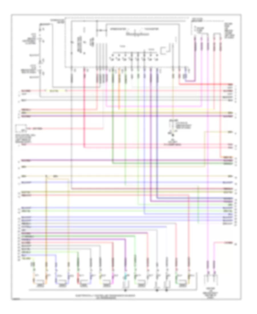 4.7L, Engine Performance Wiring Diagram (4 of 6) for Toyota 4Runner Limited 2009