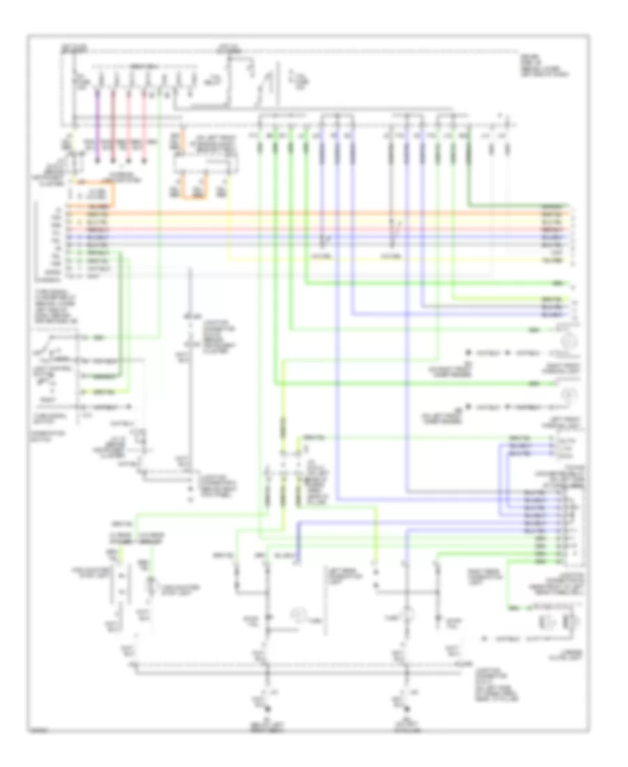Exterior Lamps Wiring Diagram (1 of 2) for Toyota 4Runner Limited 2009