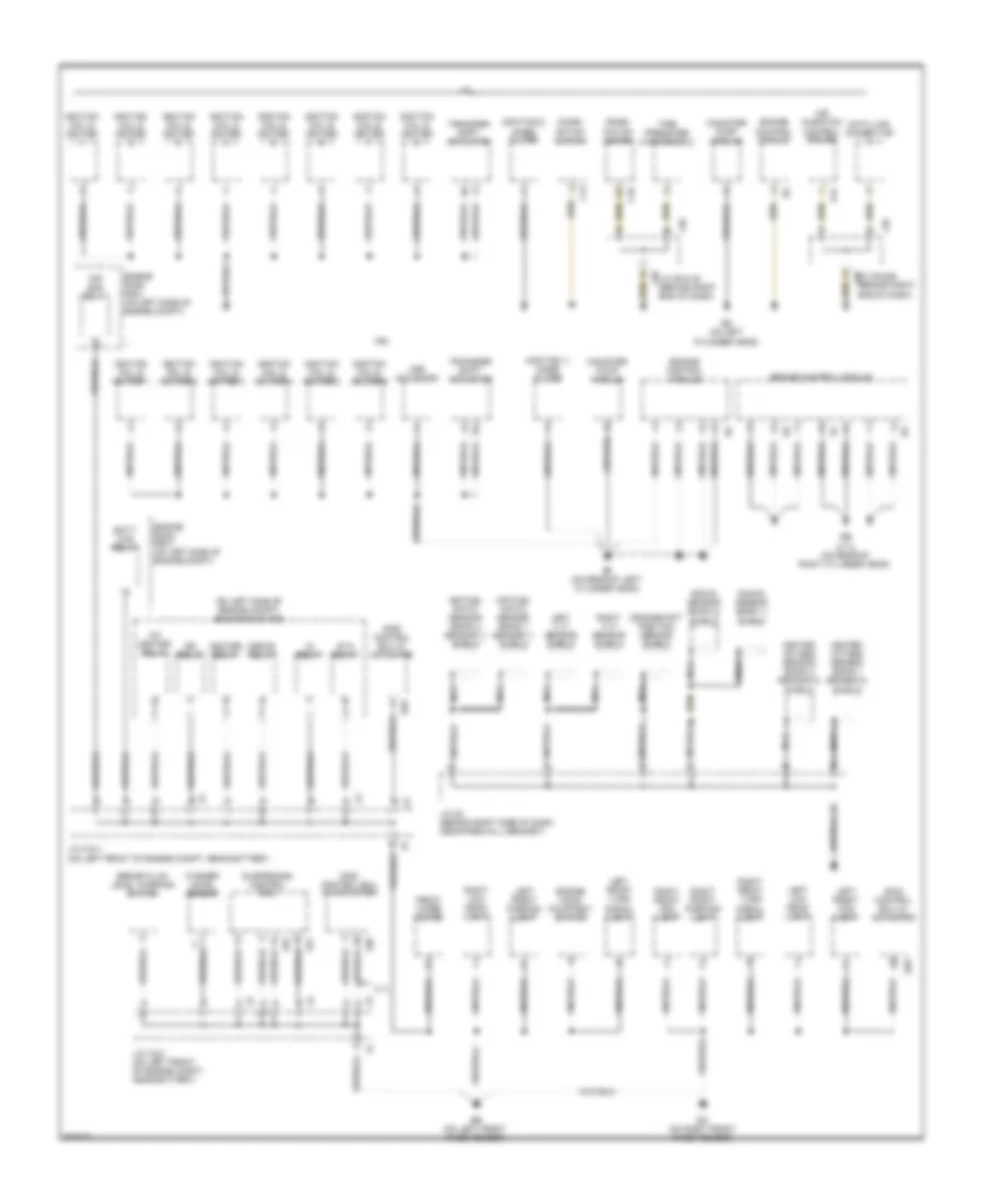 Ground Distribution Wiring Diagram 1 of 3 for Toyota 4Runner Limited 2009