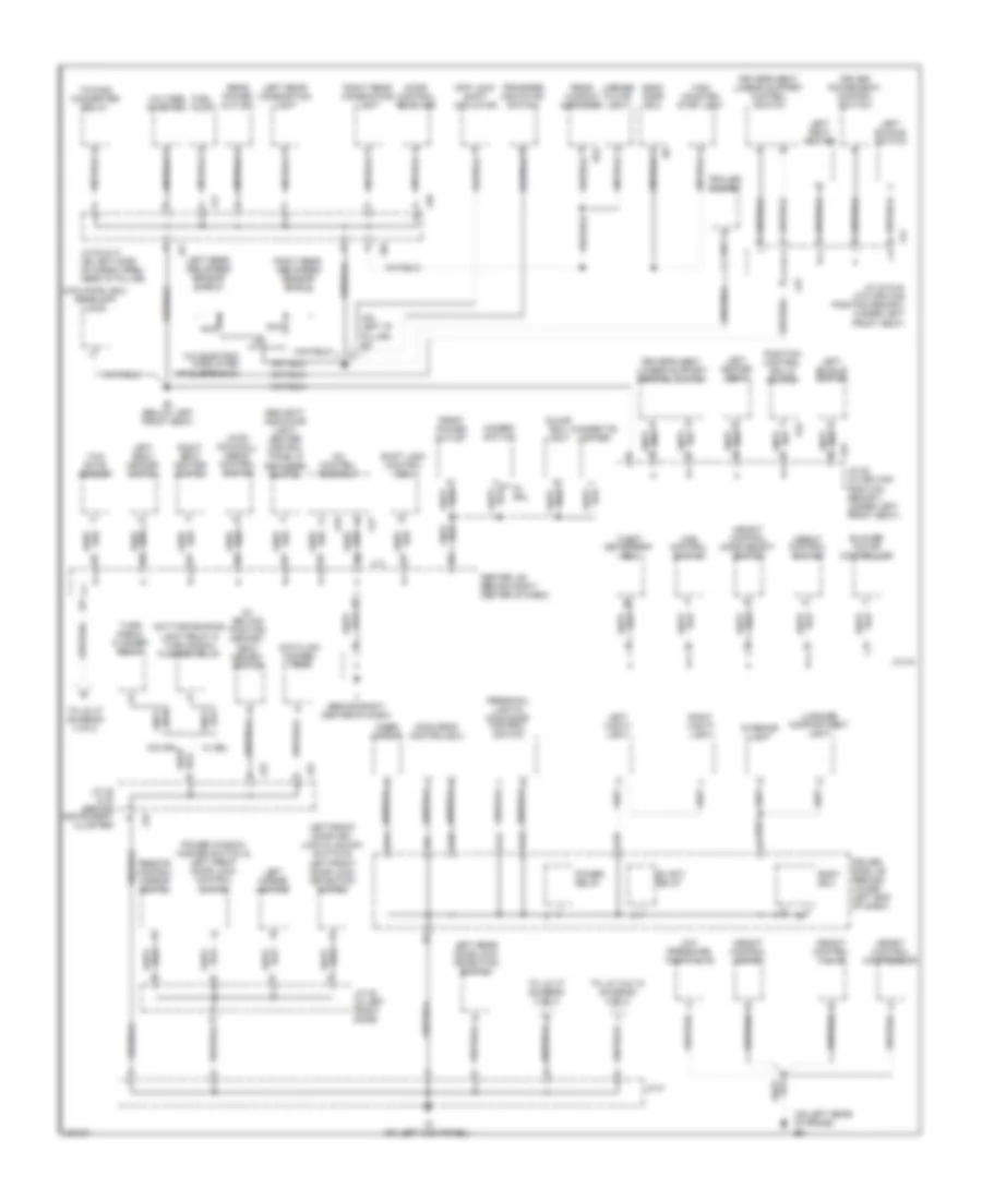 Ground Distribution Wiring Diagram 2 of 3 for Toyota 4Runner Limited 2009